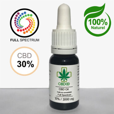 huile de cbd 30% bio full spectrum / spectre complet