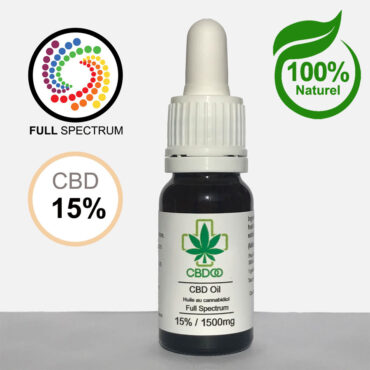 huile de cannabis CBD full spectrum 15%