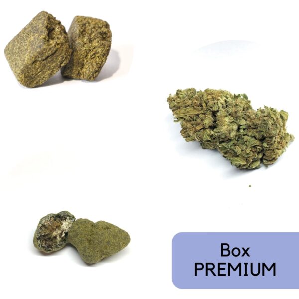 Box fleurs et résine de cannabis légal