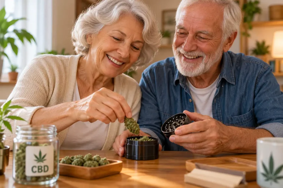 Paar dank CBD frei von Arthritis
