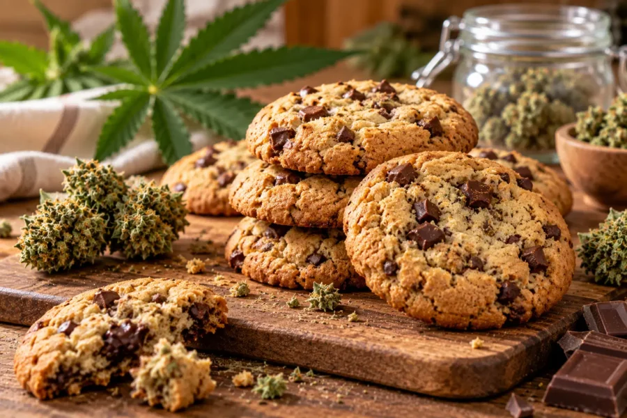biscotti ai fiori di CBD