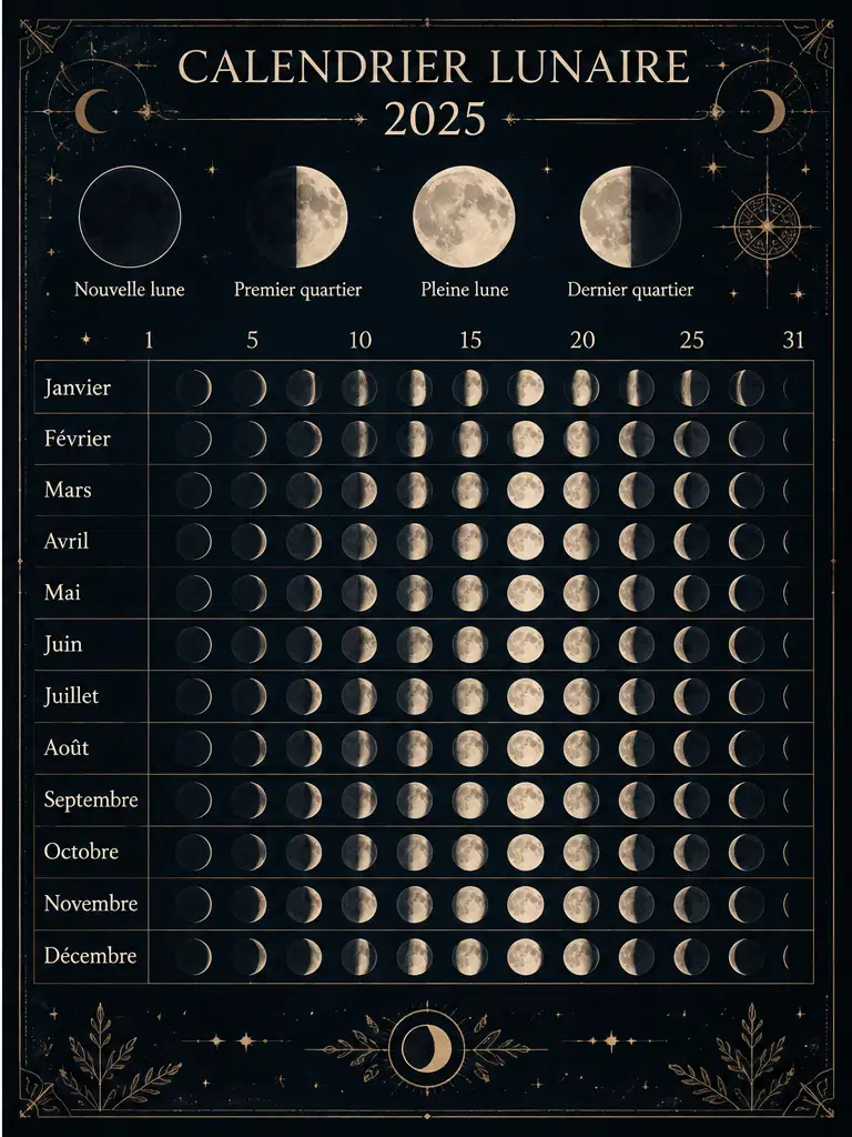 Lunar Calendar 2025