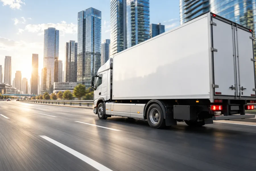 camion de livraison rapide cbd