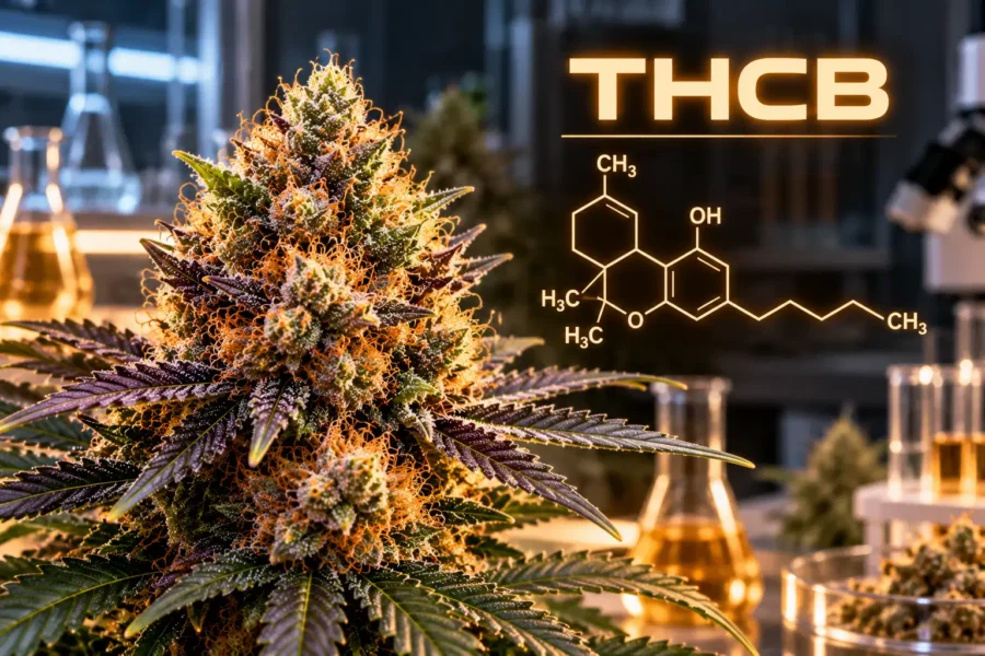 Fiore di THC-B in laboratorio