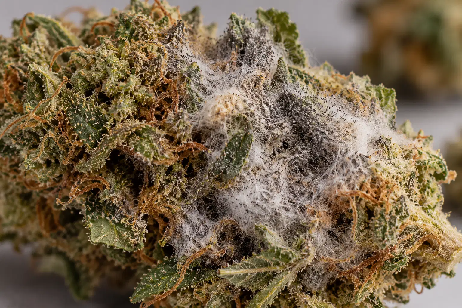 CBD flower with mold