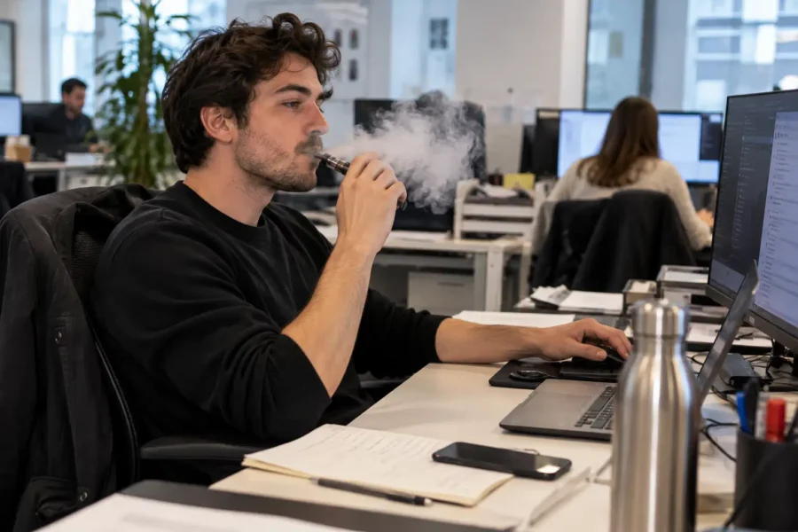 Óleo de CBD no trabalho