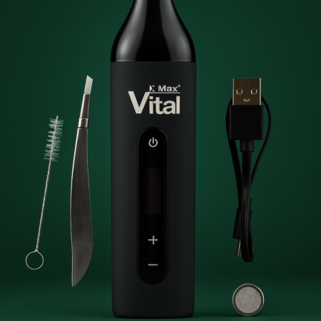 xmax vital vaporizer black