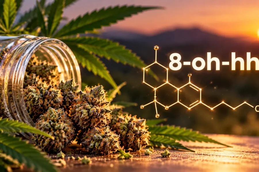 Fleurs de cbd 8 oh hhc en culture en laboratoire