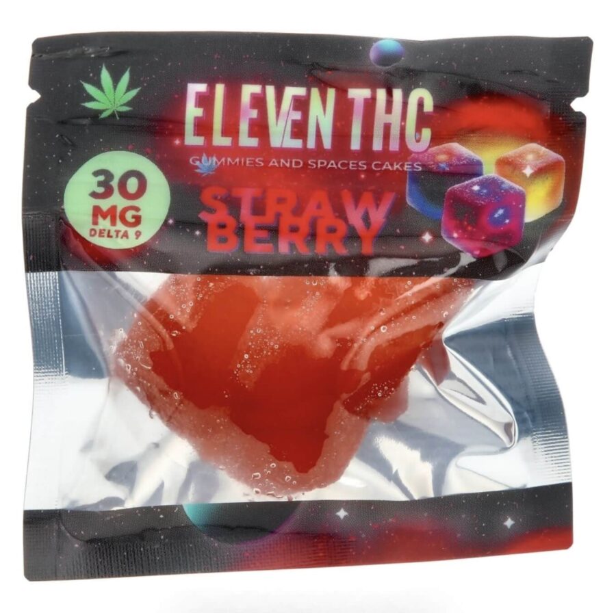 gummies veed strawberry bag