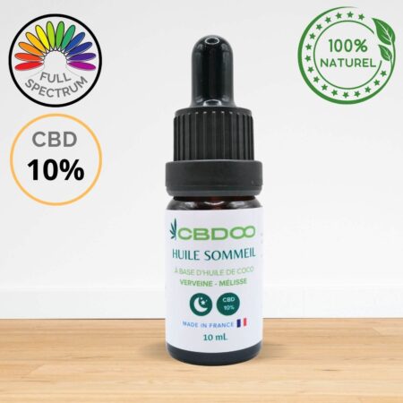 HUILE SOMMEIL - CBD 10% - FULL SPECTRUM - MADE IN FRANCE