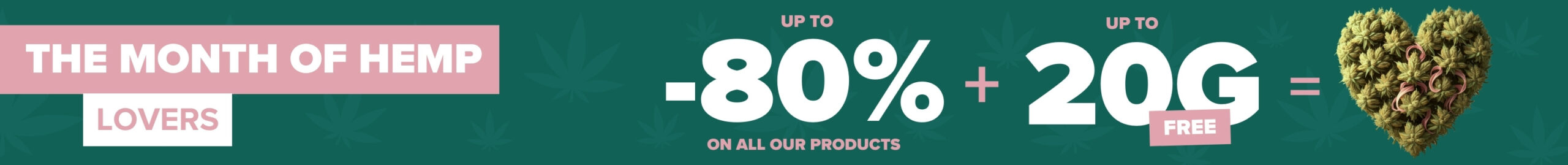 LOVERS&#039; MONTH - UP TO 80% OFF ALL PRODUCTS + UP TO 20G FREE