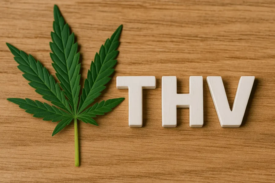 THV kannabiszlevél