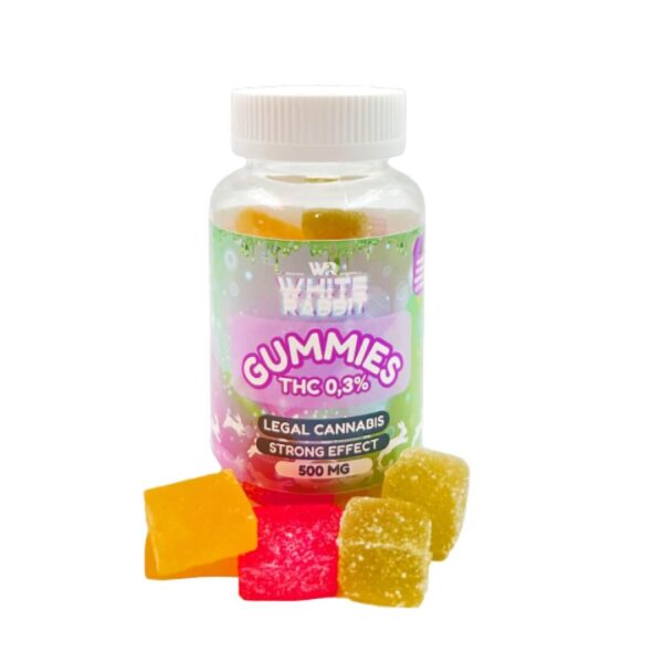 gummies white rabbit puissants 500mg