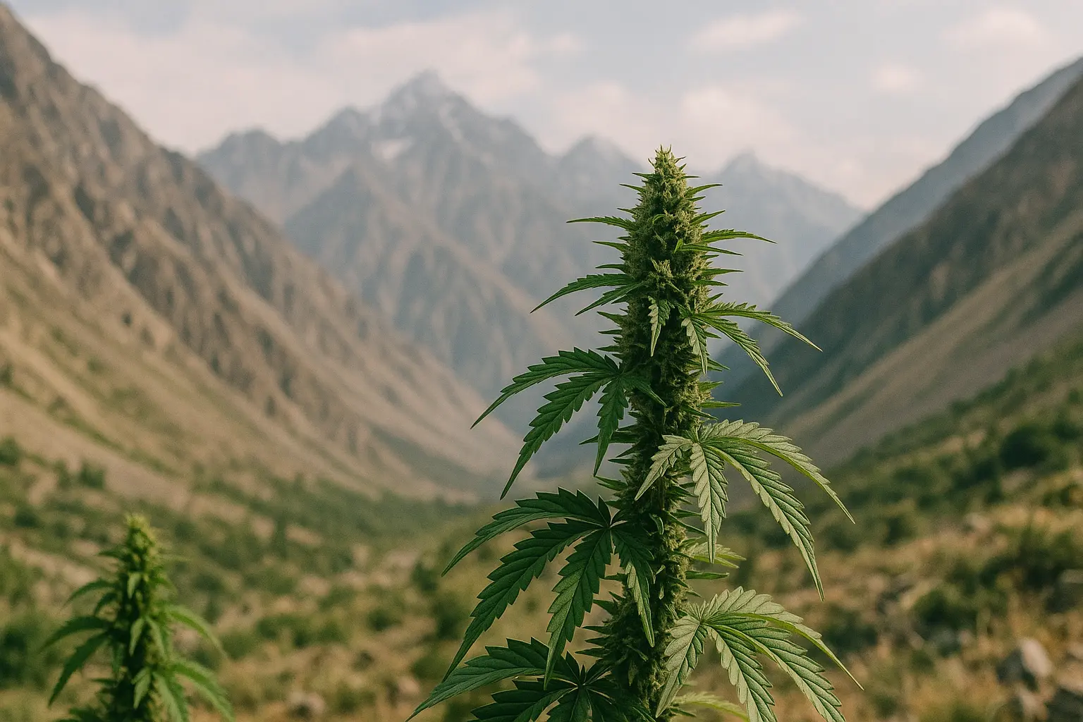 Kush CBD et montagnes du Hindu Kush
