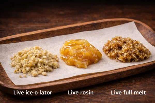 Live iceolator, live full mel et live rosin