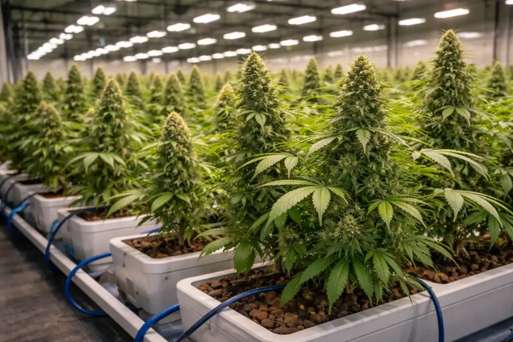 CBD hidroponikus virág termesztés kultúra banner