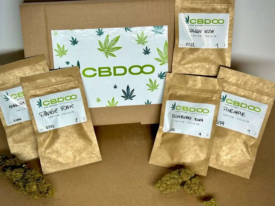 Scatola di fiori CBD firmati