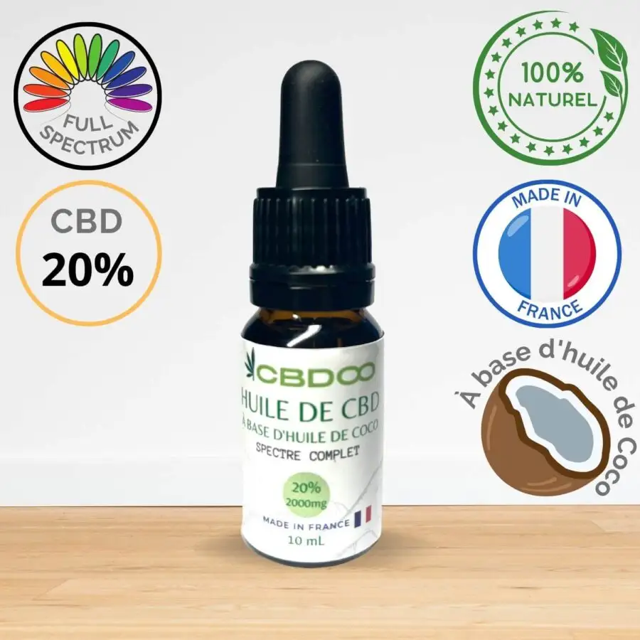 20% kokosnoot CBD-olie