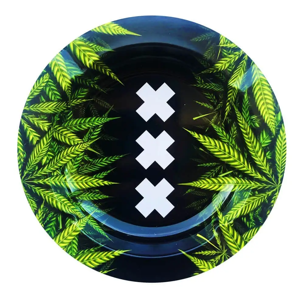 METAL ASHTRAY AMSTERDAM XXX - Brand BestBuds - CBDOO.fr