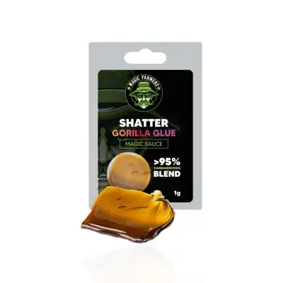 estilhaçar gorilla glue thcpo 95%