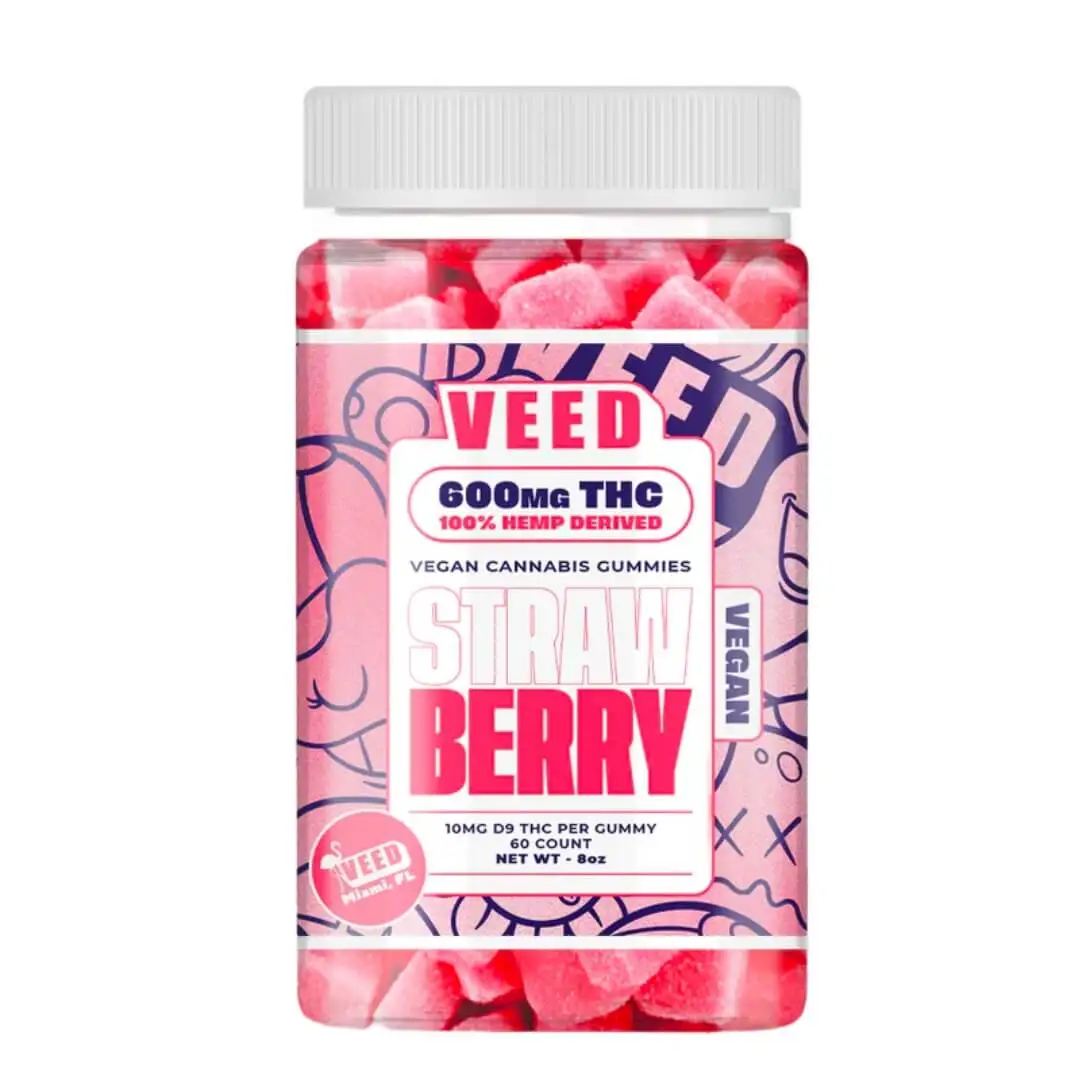 GUMMIES DELTA-9 THC FRAISE GOMMINE DELTA-9 THC ALLA FRAGOLA