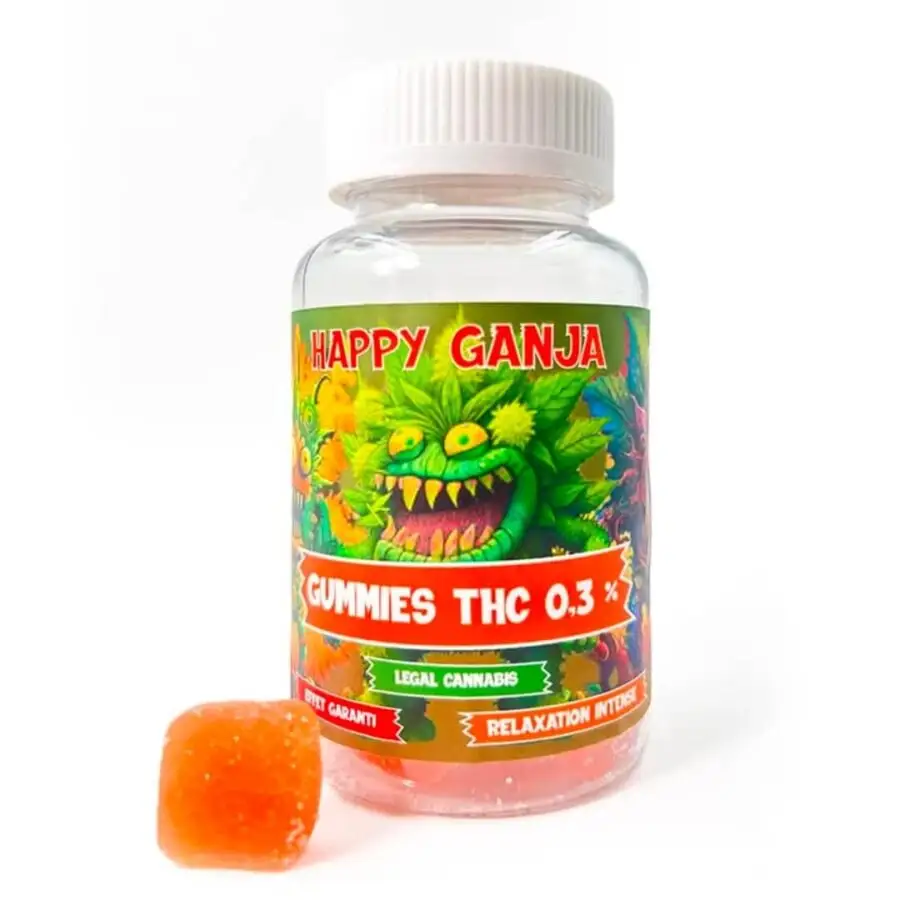 HAPPY GANJA - GOMAS THC 0,3