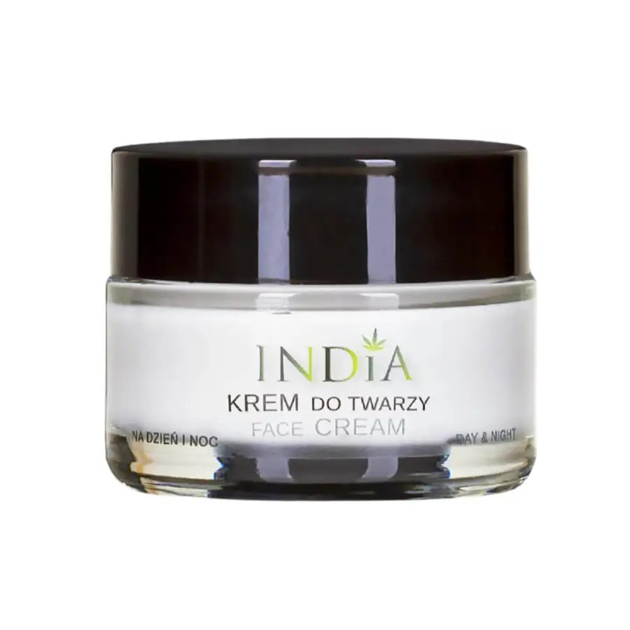 Day-night face cream with hemp